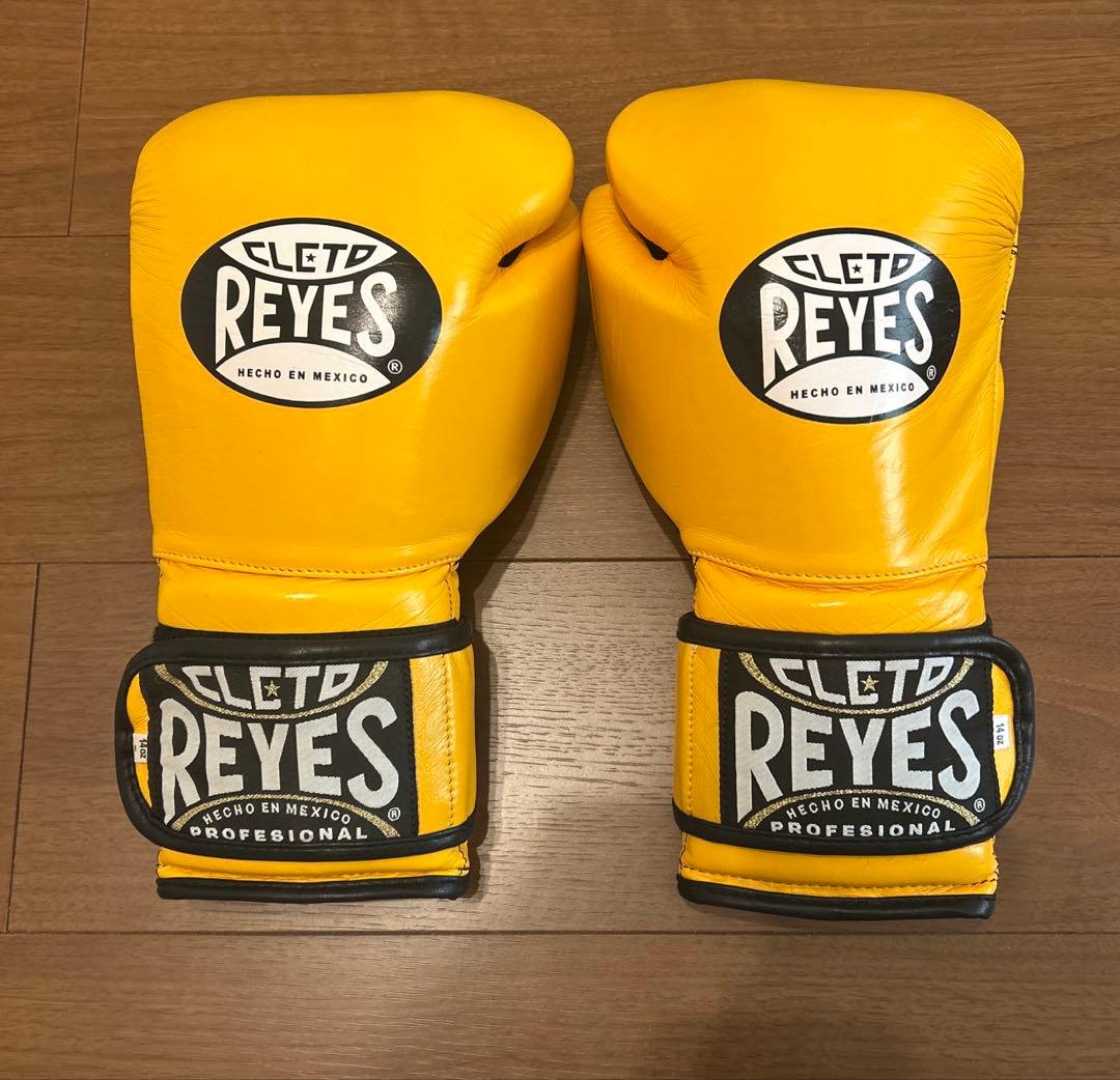 【美品】REYES 14oz　グローブ　黄色　イエロー