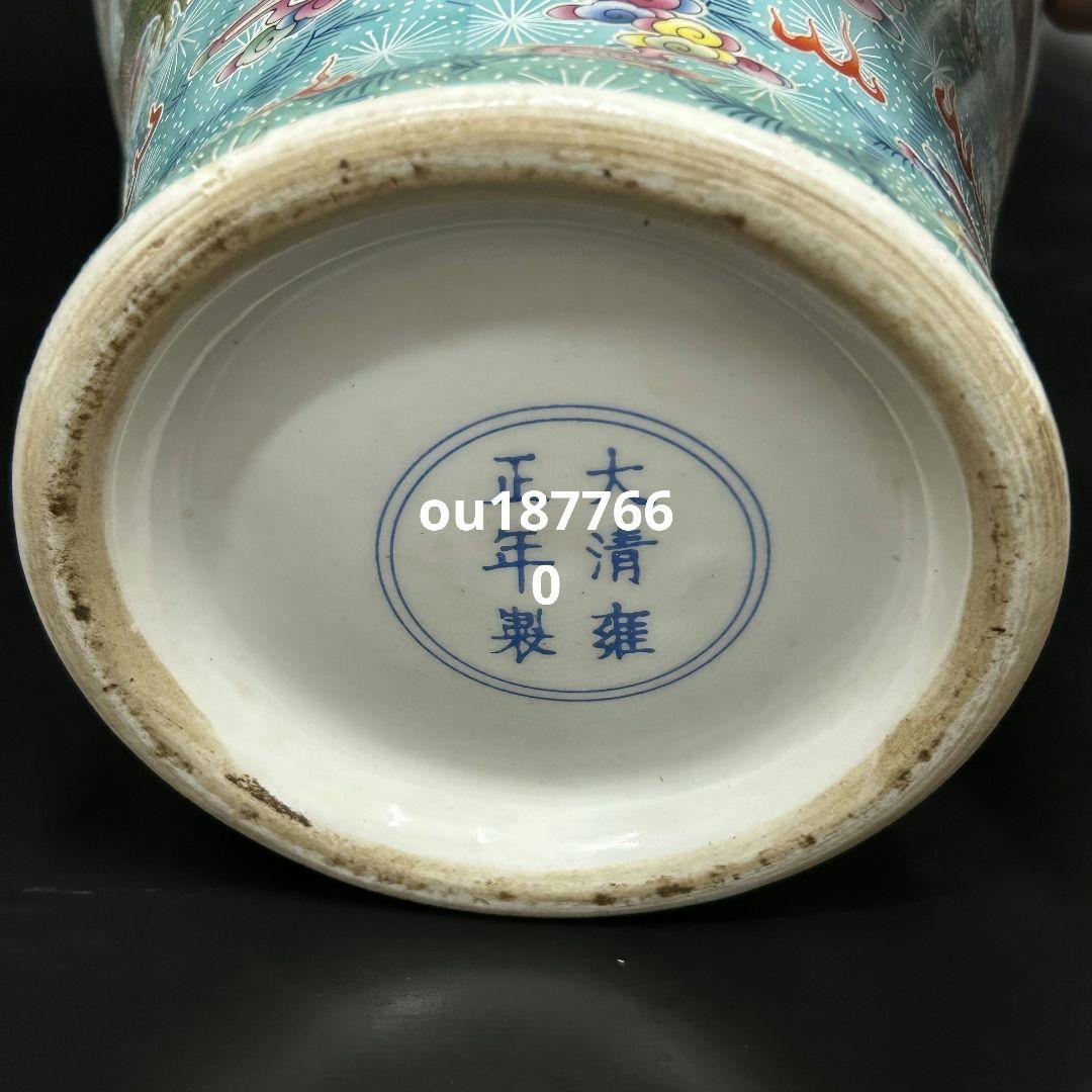 百鸟朝凤大花瓶 景徳鎮 陶磁器 装飾品 現代工芸品 美術品 置物