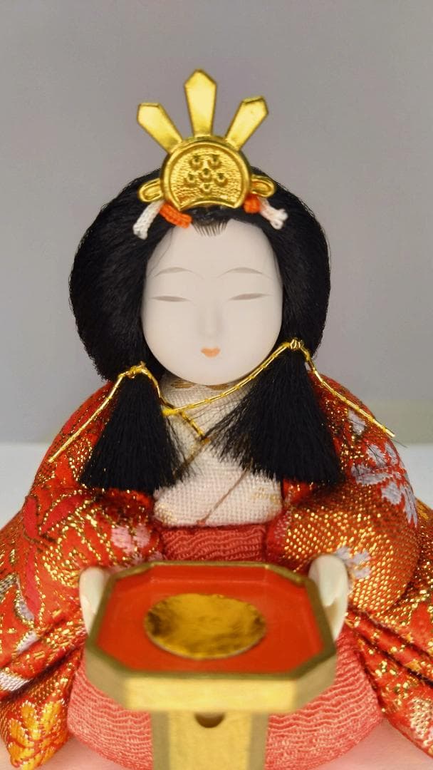 一秀 安土雛 五人飾り ケース入り 16号