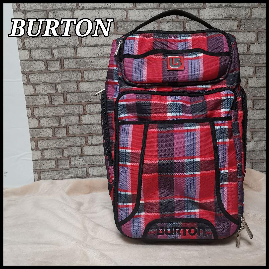 BURTON バートン キャリーケース キャンバス 多機能 チェック 多収納