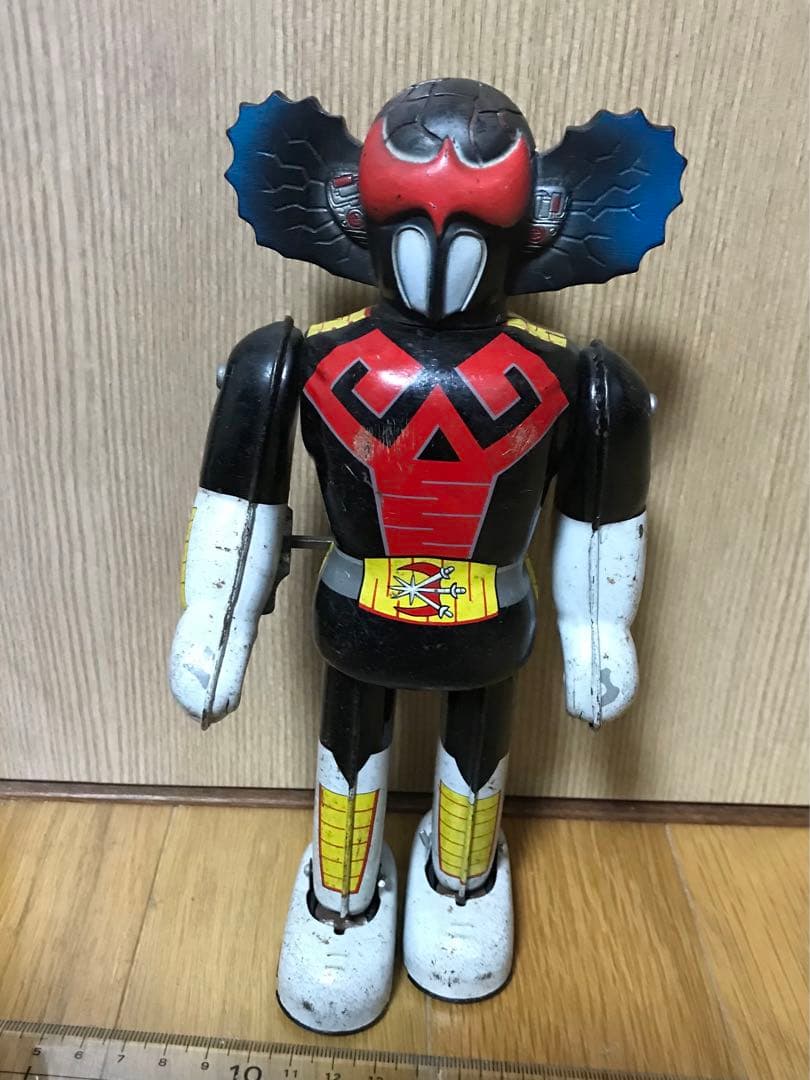 H*田様 タカトク ゼンマイ式 ブリキ アクマイザー3 ザビタン ブルマァク バ