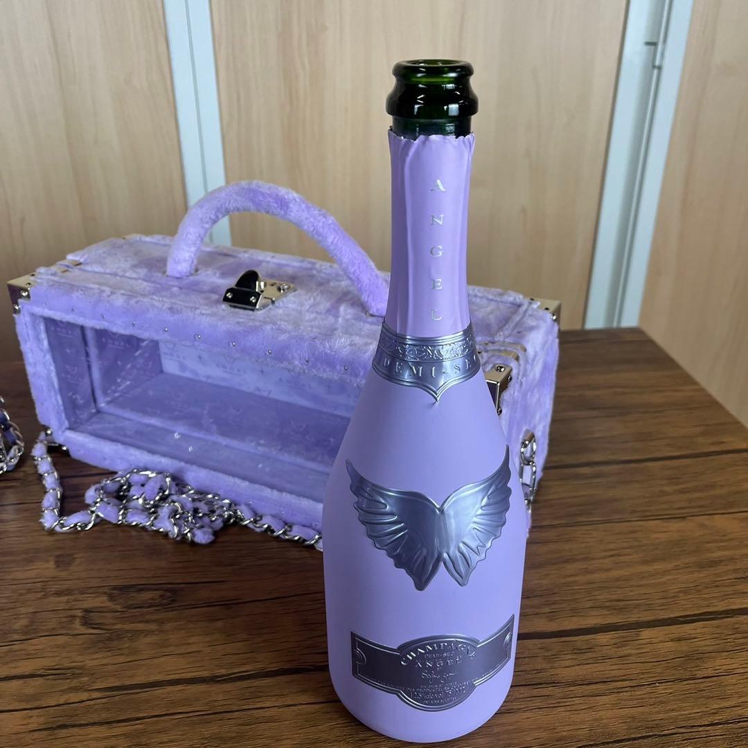 エンジェルシャンパン ハロウィン　ドゥミセックリミテッド 空箱 紫　セット