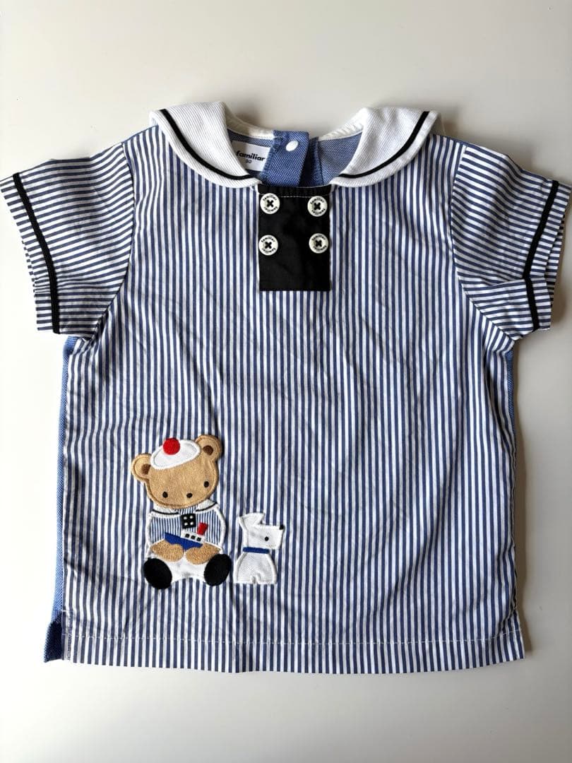 ファミリア　familiar セーラートップス