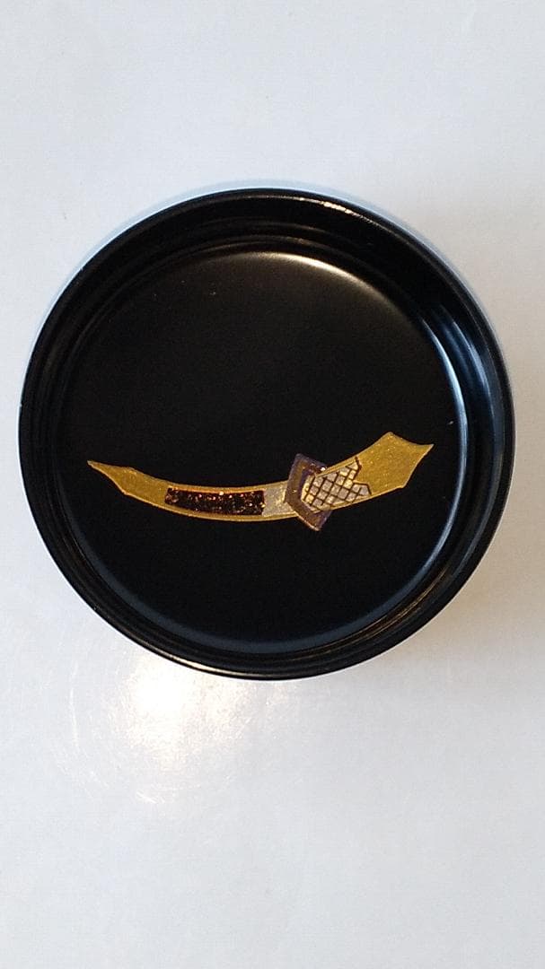 西村弘峰 作 かぶと蒔絵 中棗 共箱 栞 漆器 漆芸 抹茶 茶道具 新品 未使用