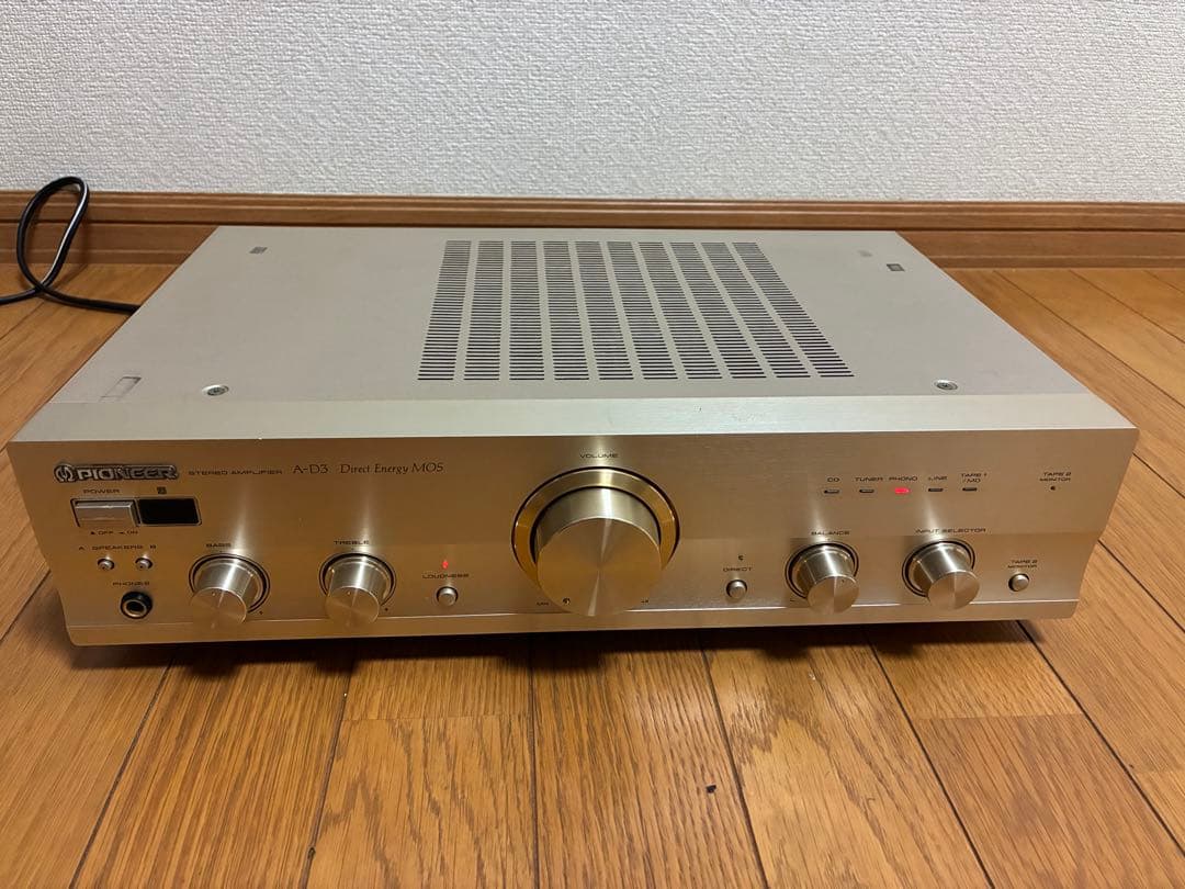 音出し＆動作確認OK パイオニアPioneer A-D3 ステレオアンプ動作