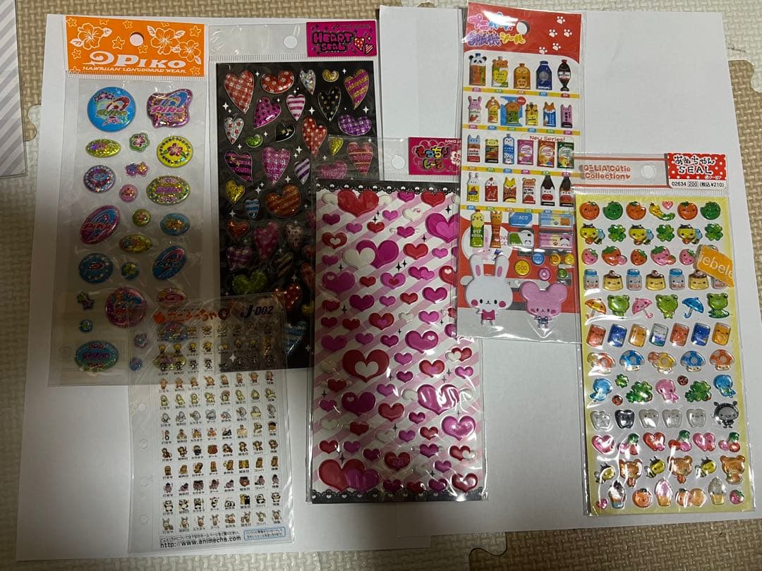 平成レトロ　メモ帳　シール　まとめ売り