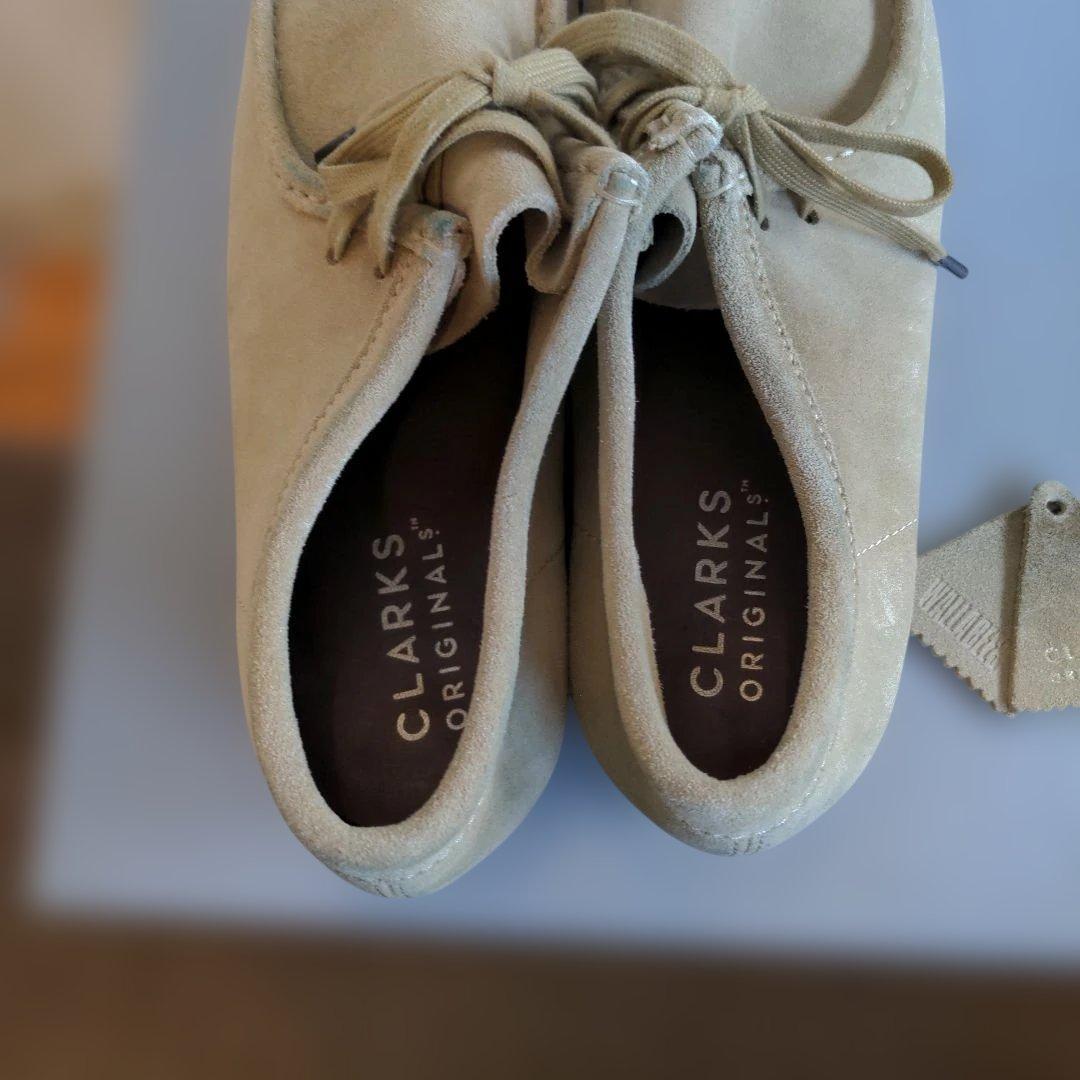 クラークス ワラビー ベージュ スエード UK9 27cm