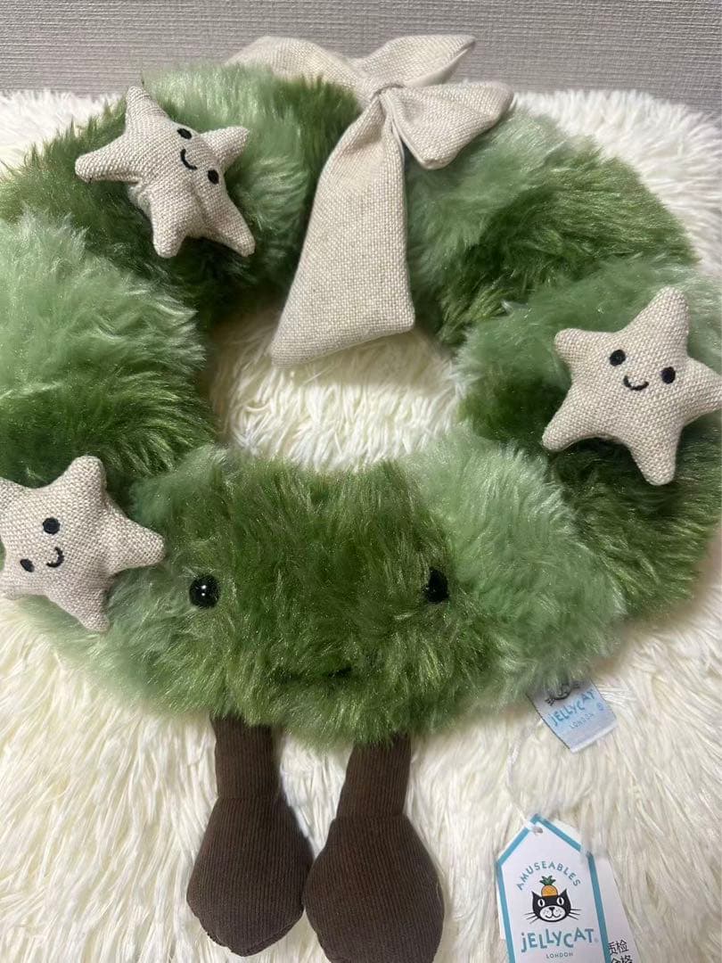  北欧風 モミの木 リース ぬいぐるみ インテリア ギフト