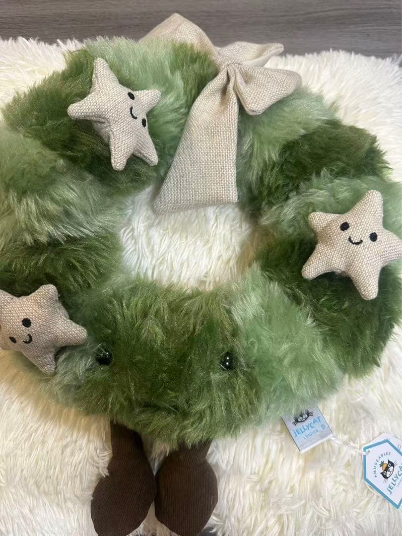  北欧風 モミの木 リース ぬいぐるみ インテリア ギフト