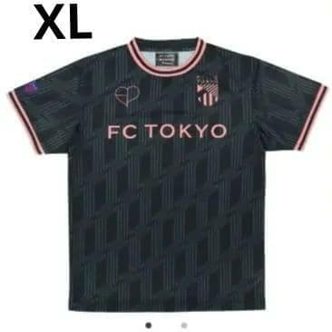 FC東京×BLACKPINK ブラック コンフィットTシャツ　XLサイズ