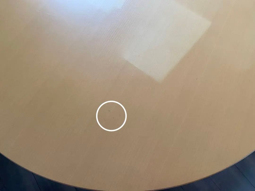 eve　大塚家具　無段階　昇降式　丸テーブル　園田産業