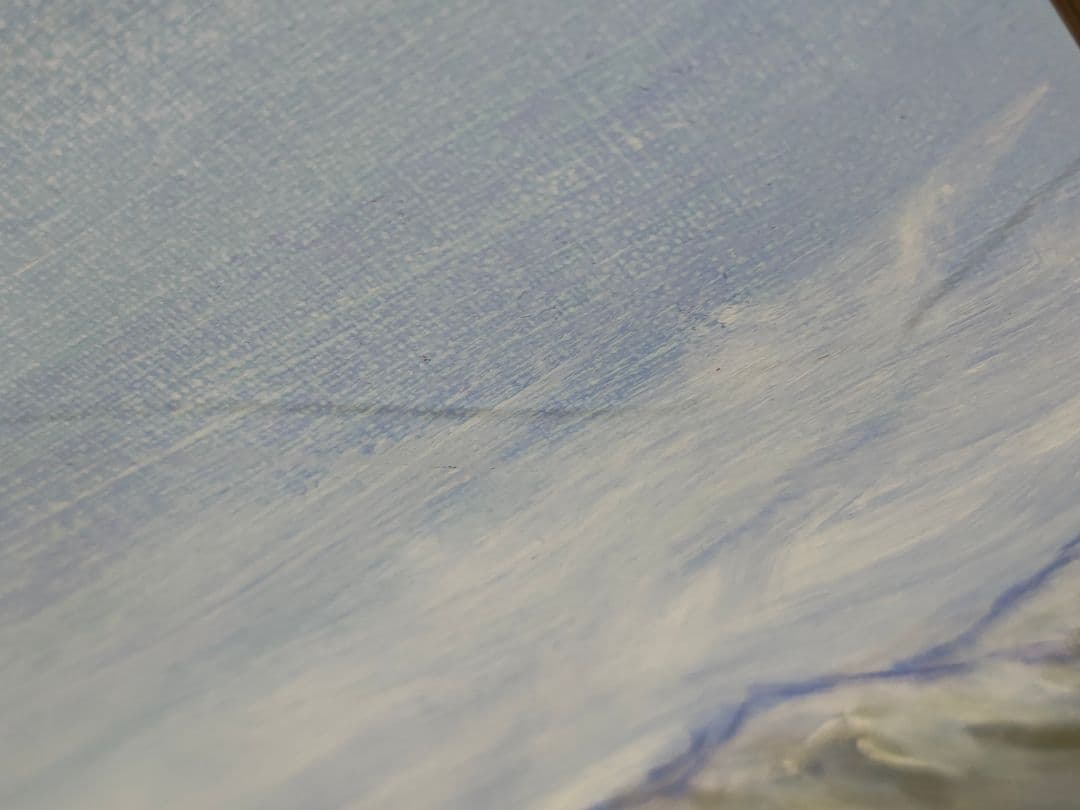 【F30号】 額縁 (保護板アクリル) ＆油彩画セット