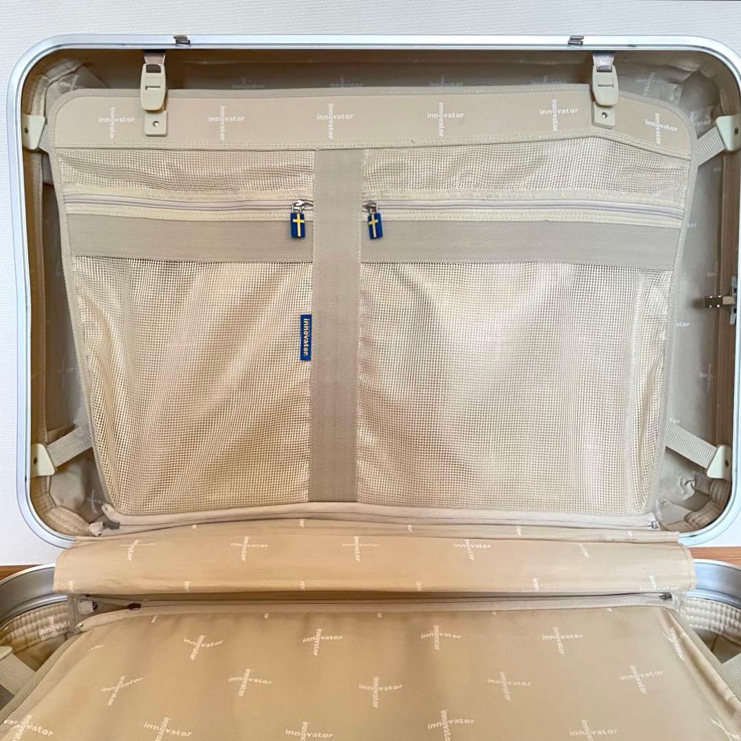 innovator イノベーター 大型スーツケース ゴールド 79×53×30