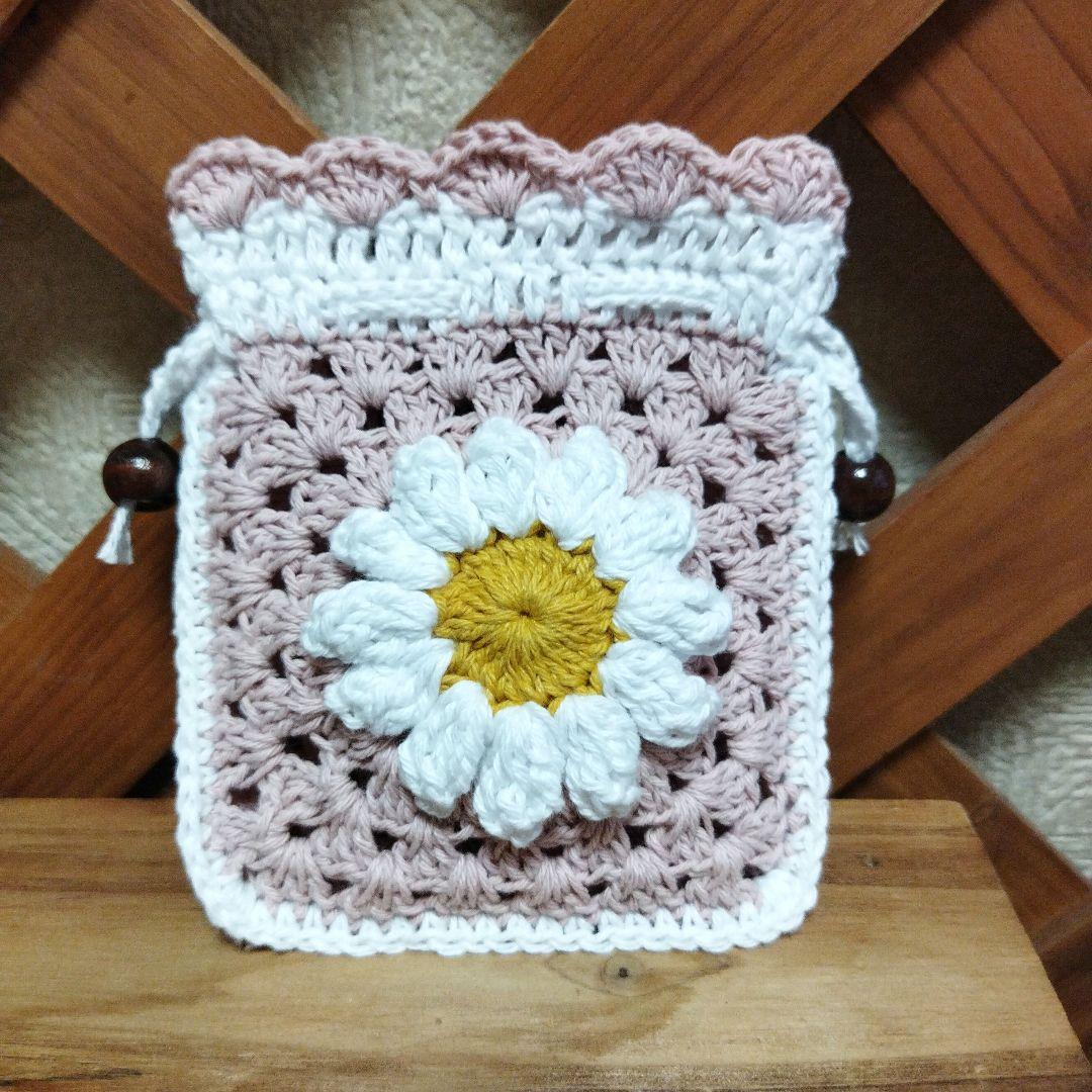 あい様確認用【クッションポーチ】アクリル　ポリエステル　グラニー