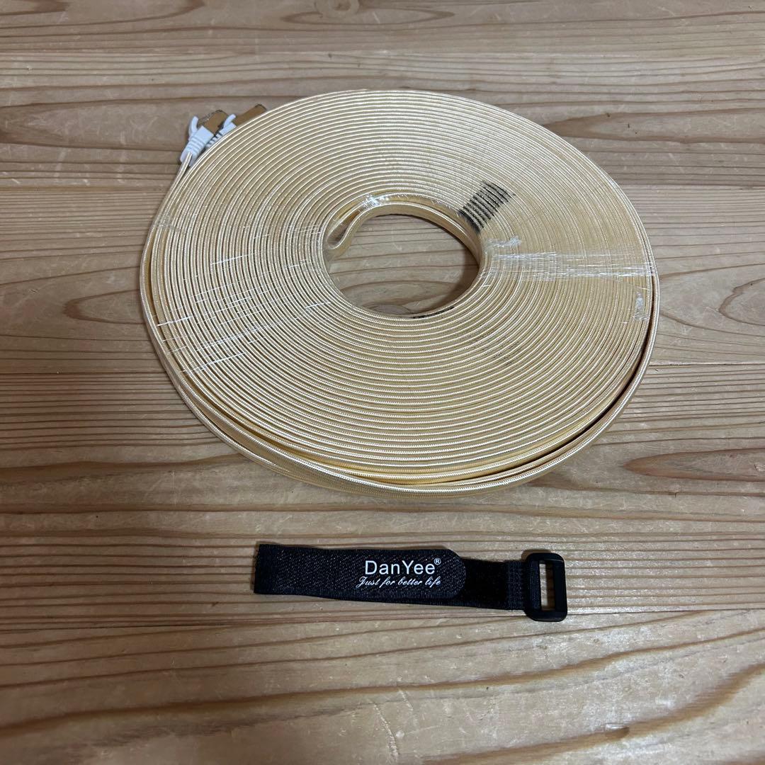 一点限り✨DanYee ケーブル ゴールド　30M