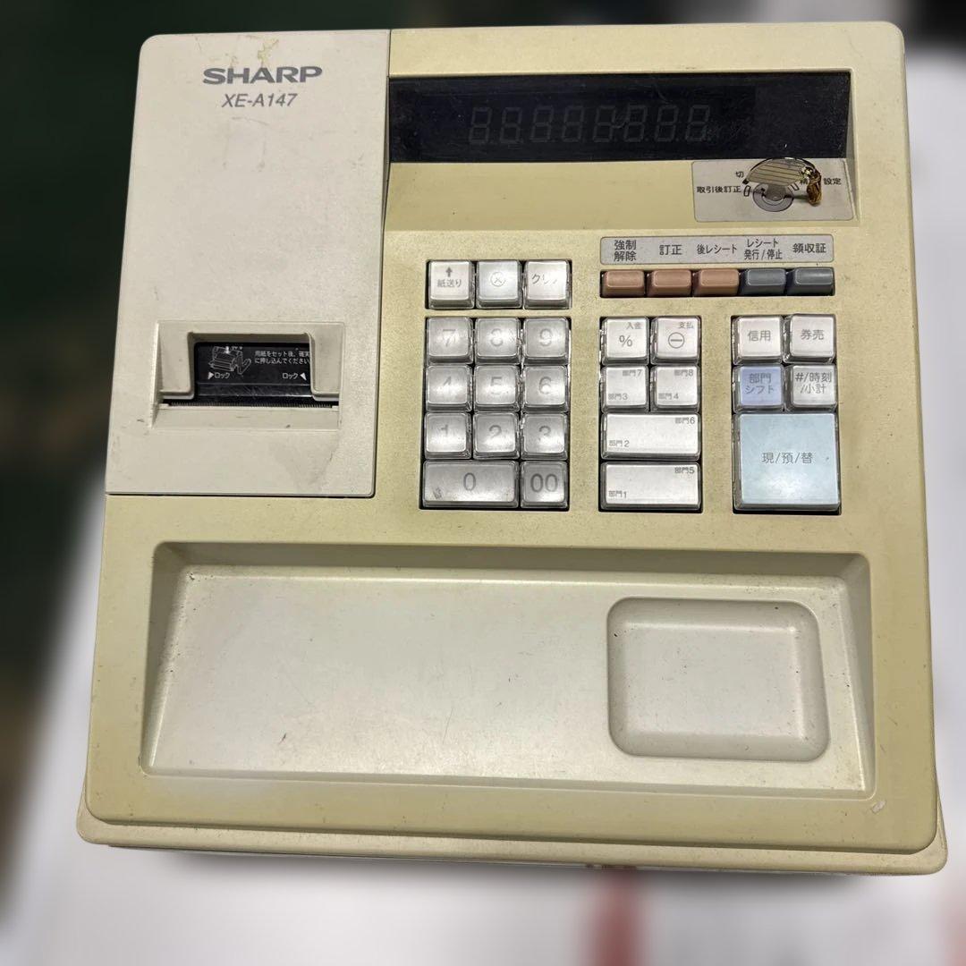 SHARP XE-A147 レジスター