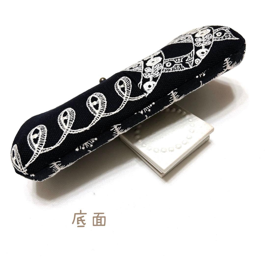 お取り置き⭐️ミナペルホネン　ハンドメイド　がま口　親子長財布　ribbon