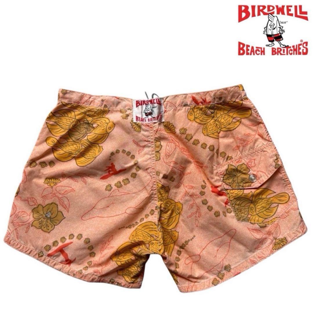 美品！70〜80'sUSA製【バードウェル】ボードショーツ　サーフトランクス
