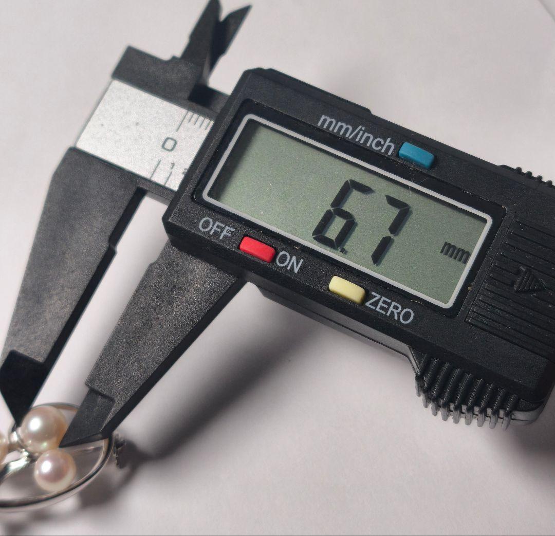 【ピーナッツバター】ミキモト ブローチ パール フォーマル 5珠