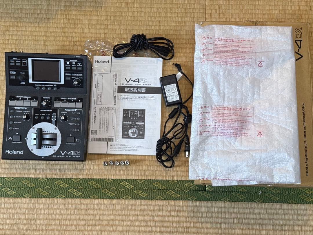 V-4EX ローランド Roland 4chビデオVJミキサー 完品　おまけ付