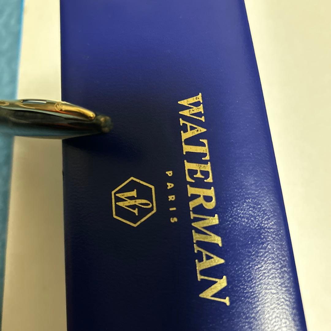 d*9様 WATERMAN 万年筆 黒 専用ケース付き、金18K