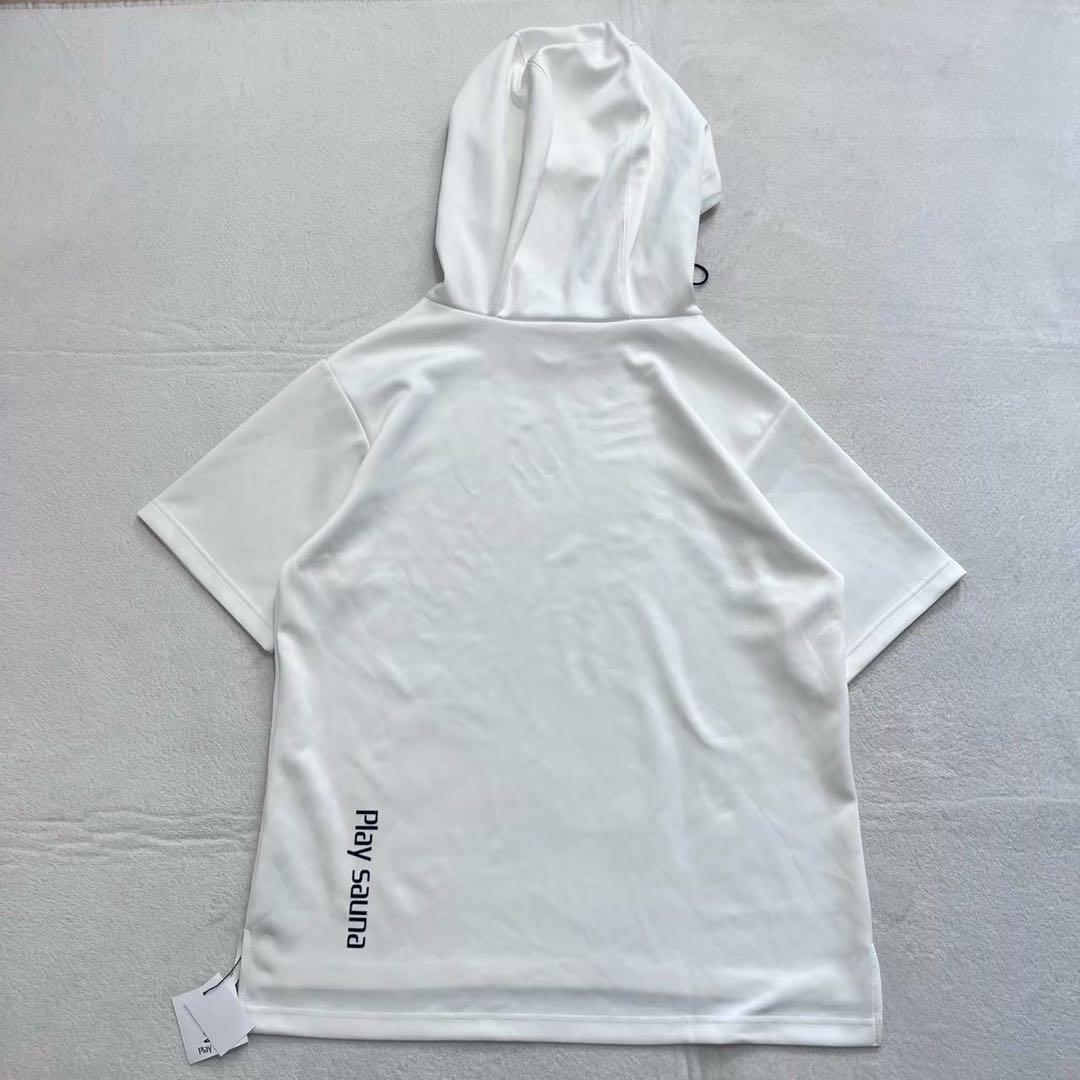 プレイサウナ【Free】夏物売切りセール　フード付き　半袖　サウナ用　温浴使節用