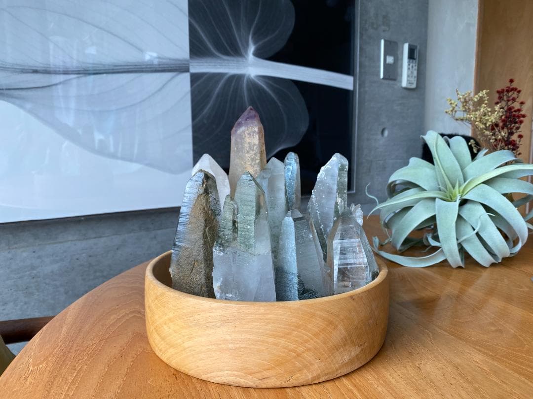 A ガネッシュヒマール産水晶 ガネーシュヒマール クローライト レムリアンシード