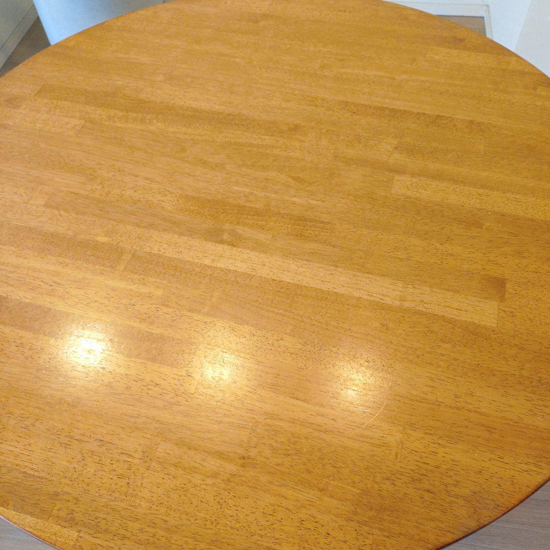 【中古品】kanademono ダイニングテーブル　ラウンド