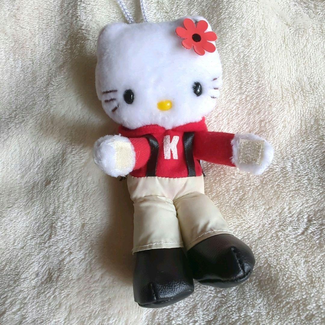 当時物　レア　レトロ　ハローキティ マスコットぬいぐるみ　キティー　サンリオ