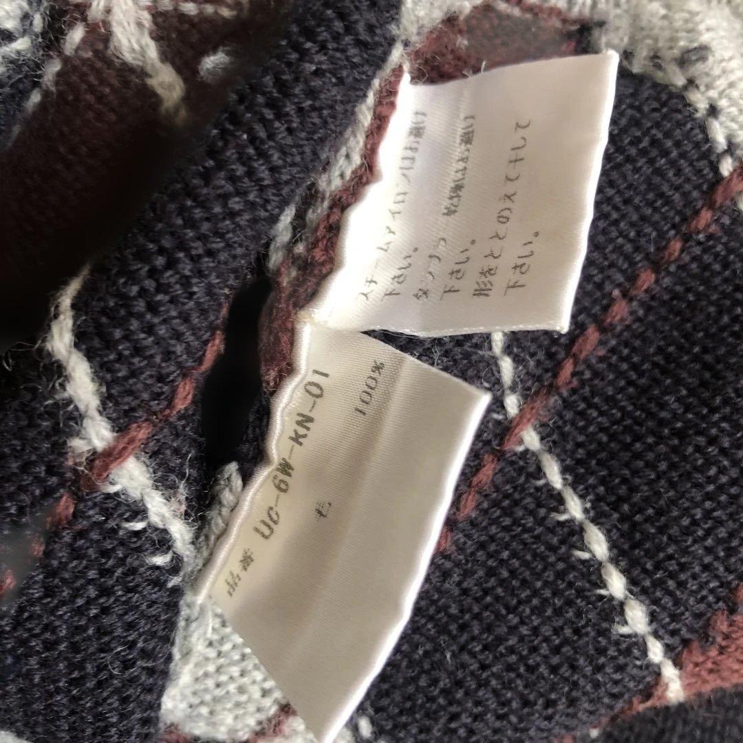 95' 初期　アンダーカバー　スカル期　アーガイル　ニットベスト　ジョニオ着