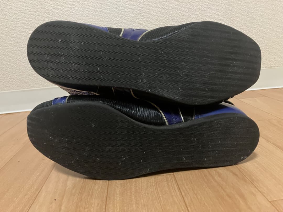 ミズノ、ボクシングシューズ、26.5センチ、ブルー