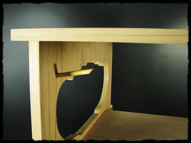 玄々斎好 杉棚 玄々棚 十一代 精中宗室 裏千家 棚物 茶道具 f269