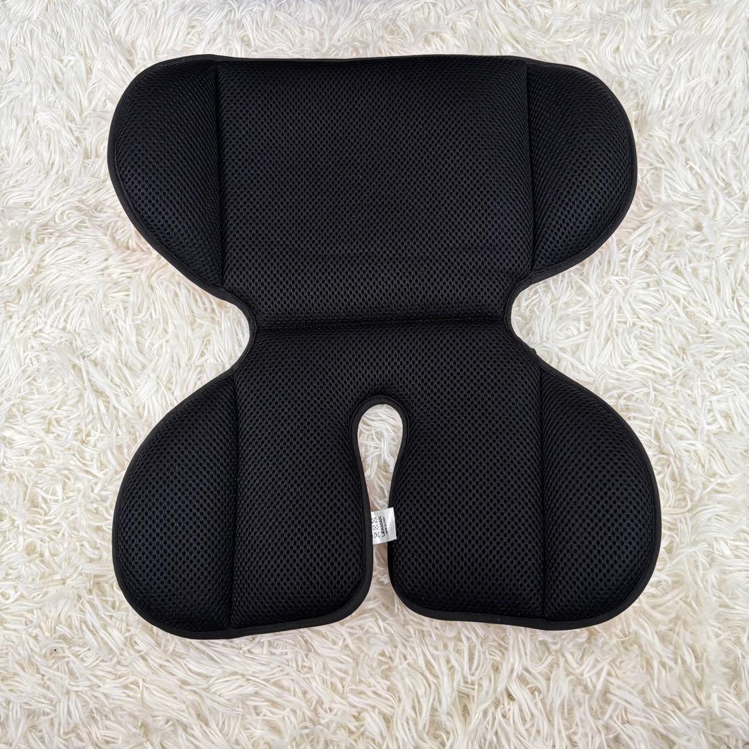 美品　リーマン　ジュニアシート　キッズシート　オレンジ　チャイルドシート