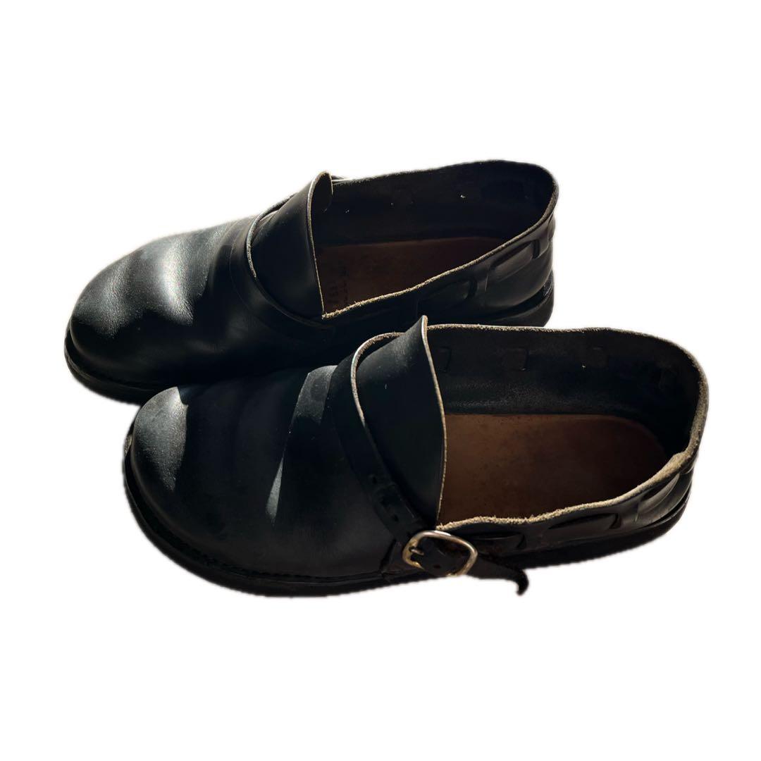 AURORA SHOES/24.5cm/ミドルイングリッシュ/ブラック