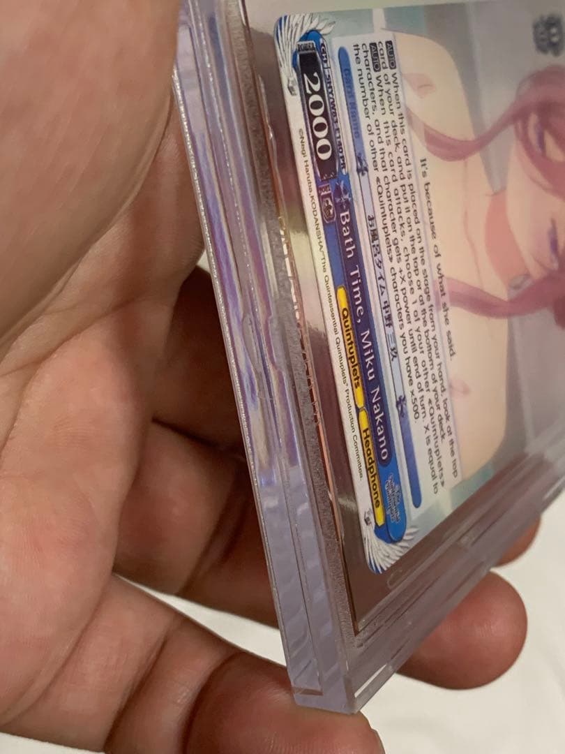 ヴァイスシュヴァルツ　五等分　お風呂タイム　中野三玖　BGS10 ブラックラベル