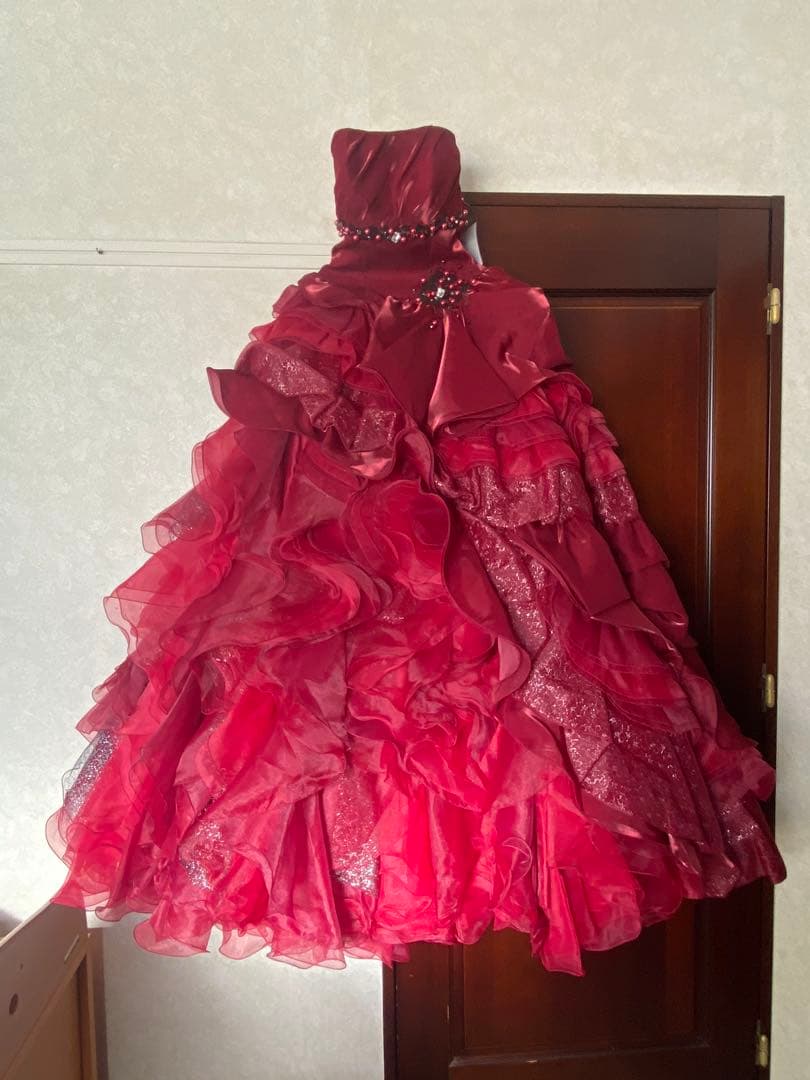 d*7様 ウエディングドレス　カラードレス　cr-2048 ウェディング　バラ