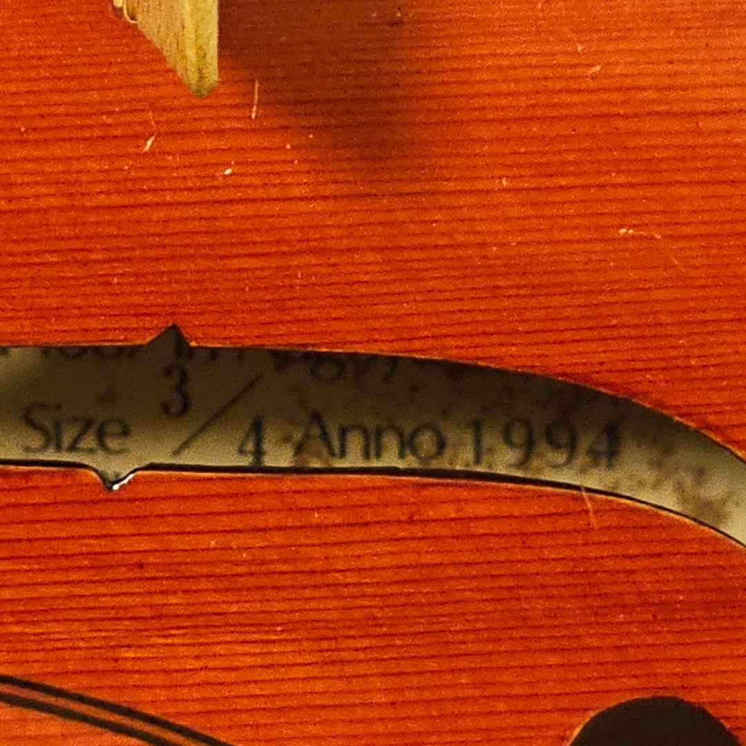 【ジャンク品】SUZUKI スズキ バイオリン No.520 3/4　1994年