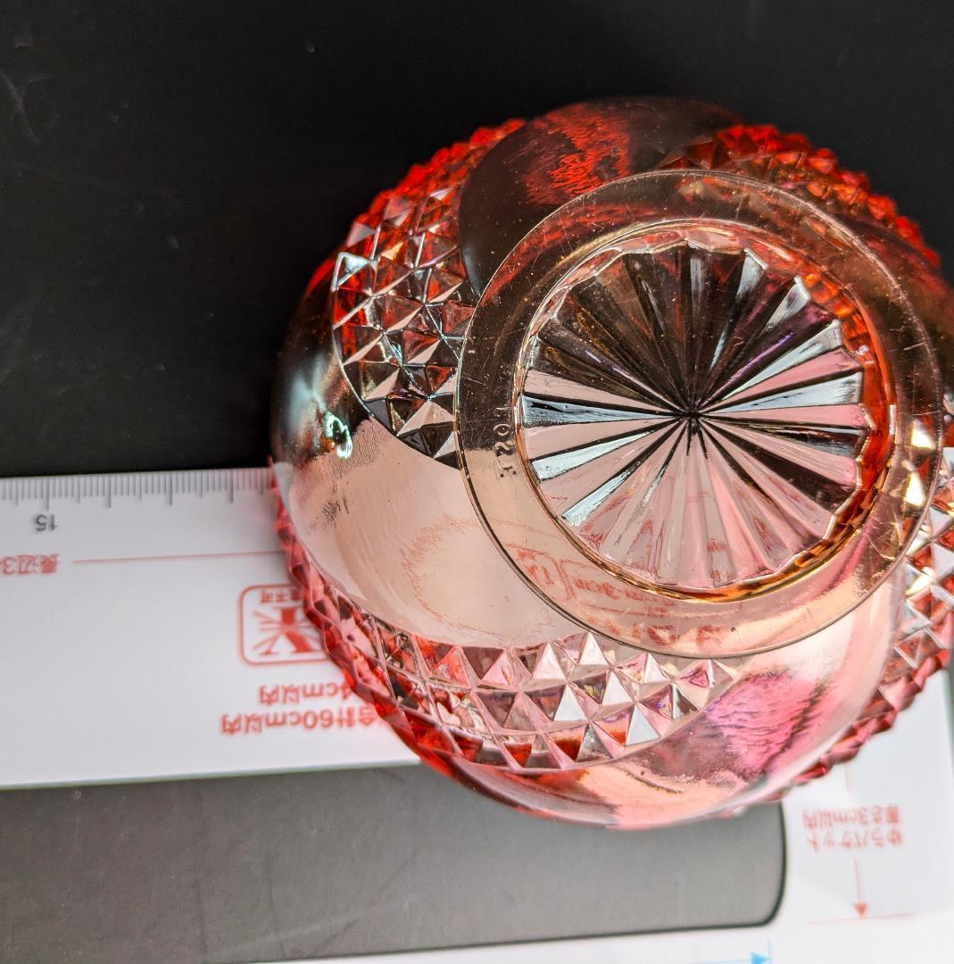 丸く可愛いボンボニエール★バカラ セルポンティーヌ レッド 赤 12㎝ 1920