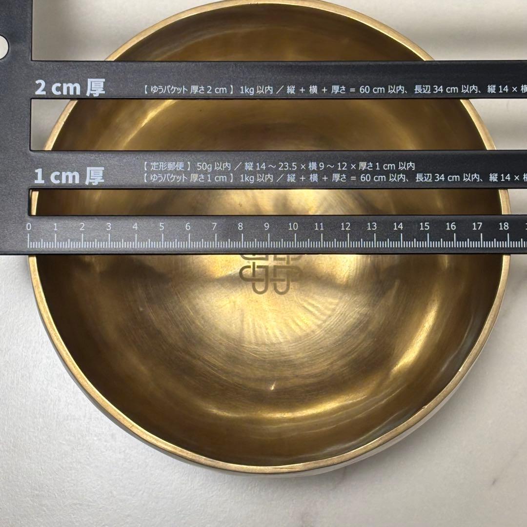 amanamana アマナマナ チベット　シンギングボウル　渋金小中　18cm