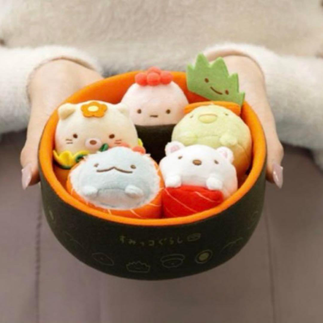 すみっコぐらし　なりきりおすしの会　すみっコ寿司（上）　ぬいぐるみ　サンエックス