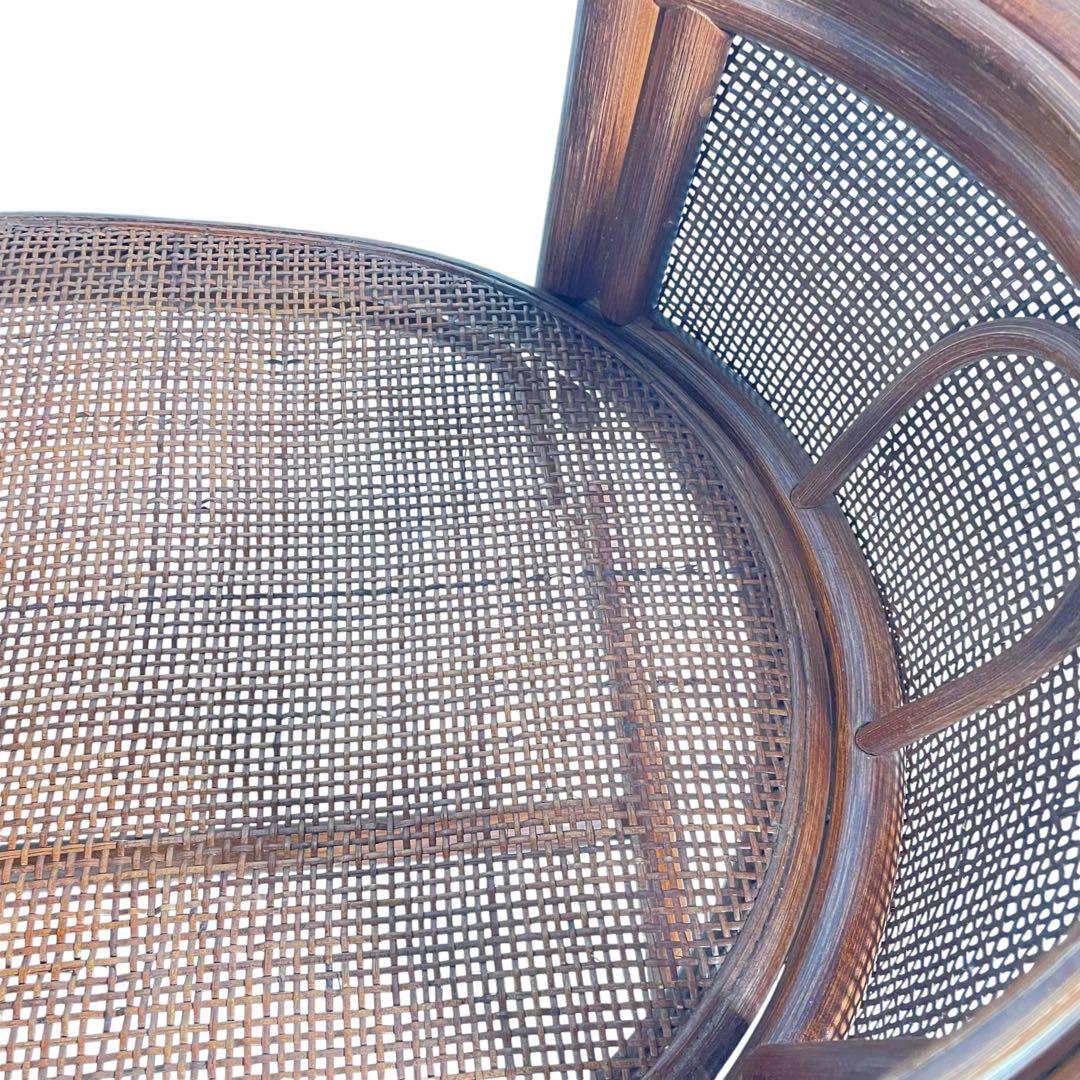 HR426 【レアデザイン】籐　ラタン　サイドテーブル　センターテーブル