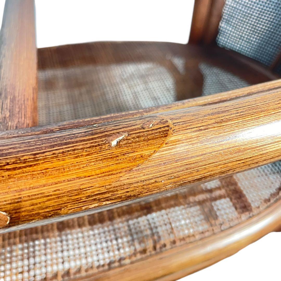 HR426 【レアデザイン】籐　ラタン　サイドテーブル　センターテーブル