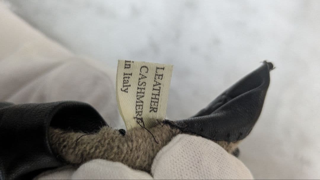 【PoloRalphLauren】 Leather globe レザー手袋