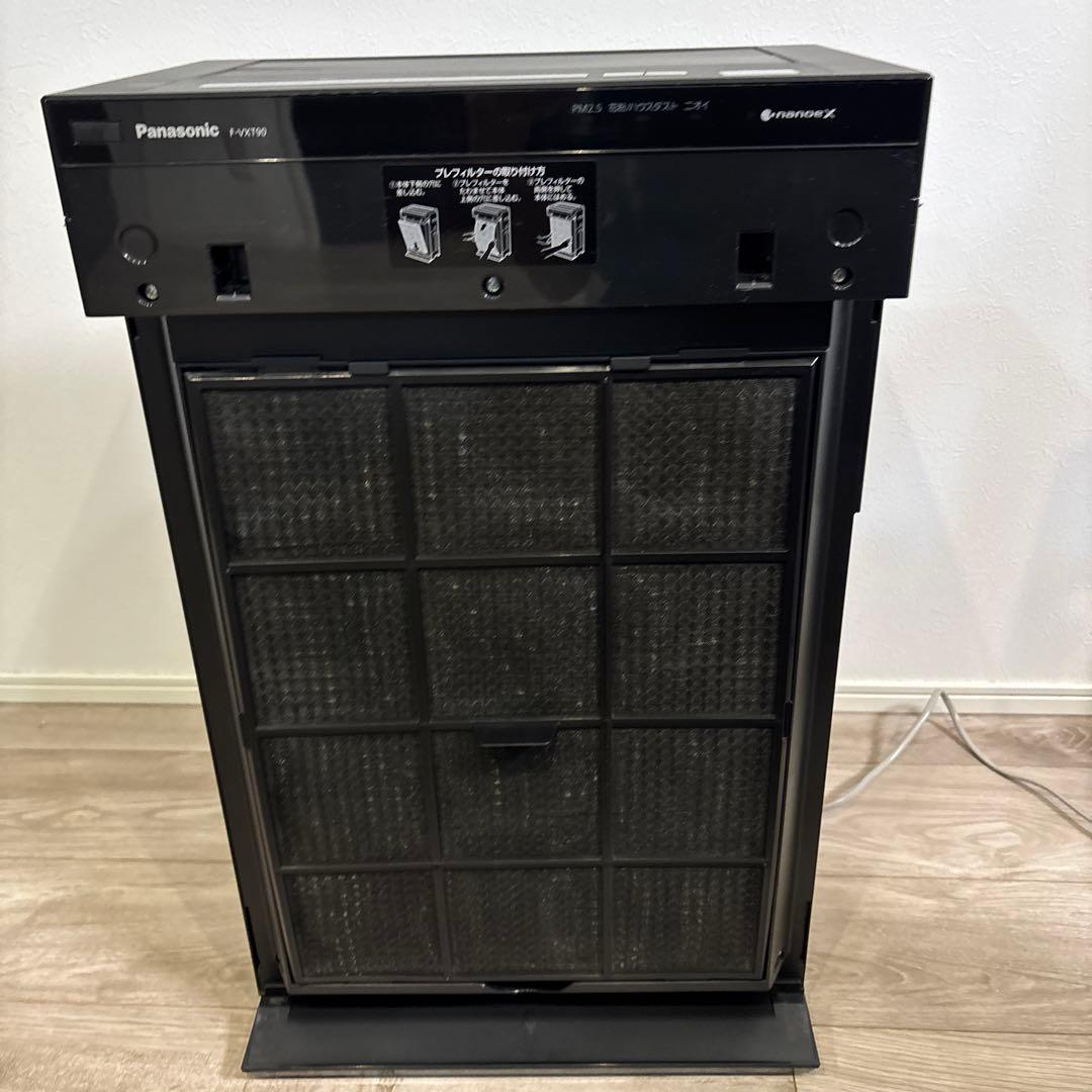 パナソニック 空気清浄機 加湿器 F-VXT90 ナノイー搭載 木目調 送料込み