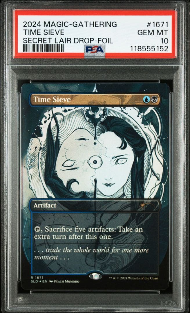 MTG 時の篩/Time Sieve foil PSA10