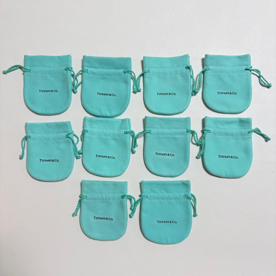 未使用品　ティファニー　巾着袋　保存袋　10枚セット　アクセサリーケース　ポーチ