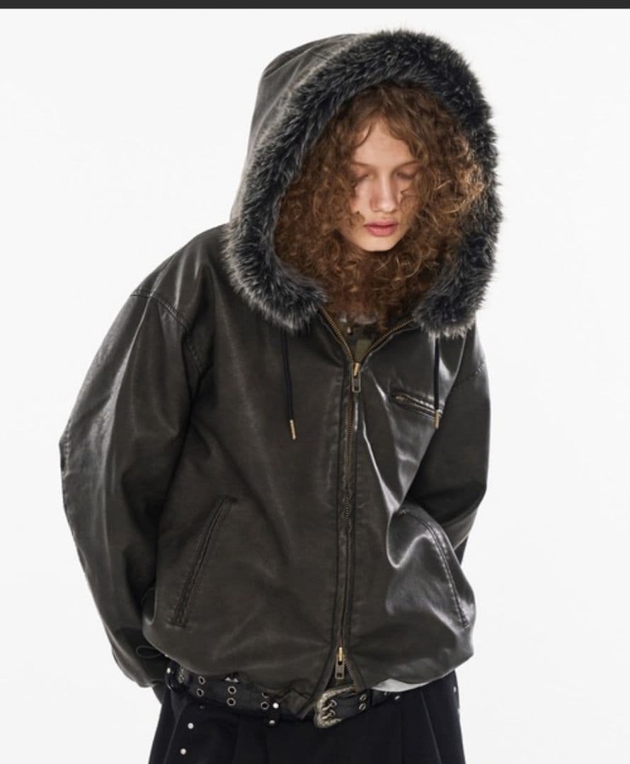 【wishforever】2wayダブルジップブルゾン