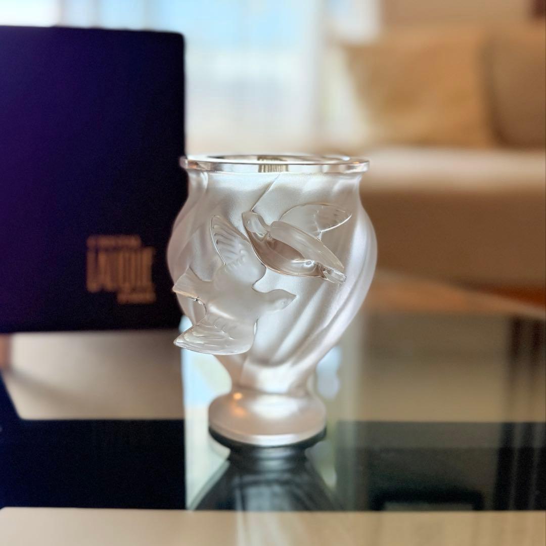 Lalique ルネ・ラリック　花瓶　フラワーベース