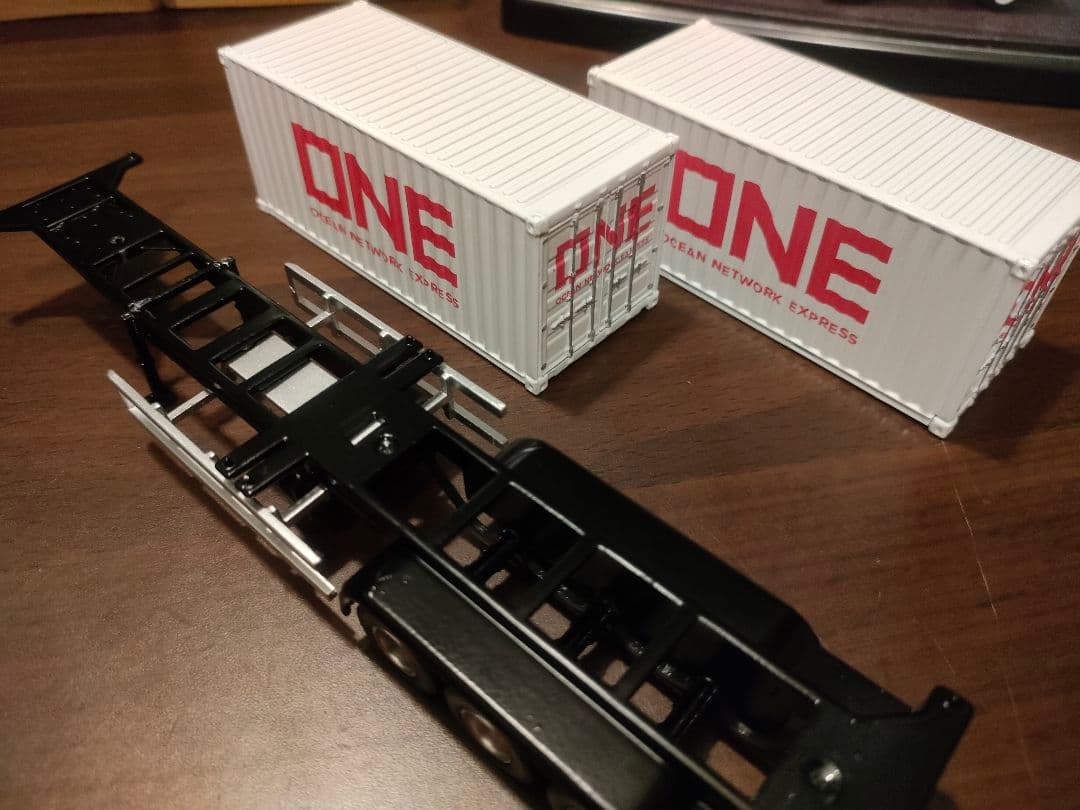 perka timemicro アクトロス コンテナ トレーラー 1/64