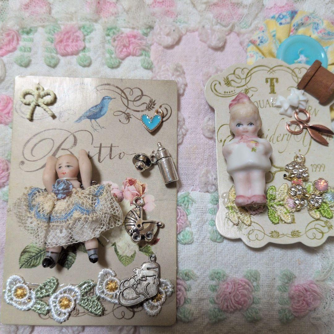 ミニチュアビスクドール2点セット♥